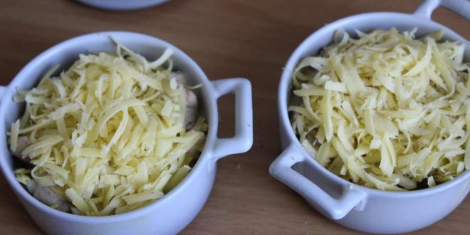 Рецепт жюльена с курицей и лисичками