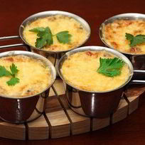 Рецепт Жюльена с курицей и вешенками