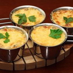 Рецепт Жюльена с курицей и вешенками