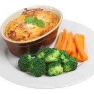 Рецепт Жюльена с ветчиной, цветной капустой, брокколи и зеленым горошком