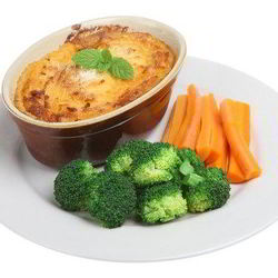 Рецепт Жюльена с ветчиной, цветной капустой, брокколи и зеленым горошком