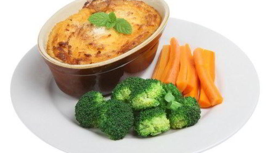 Рецепт жюльена с ветчиной, цветной капустой, брокколи и зеленым горошком