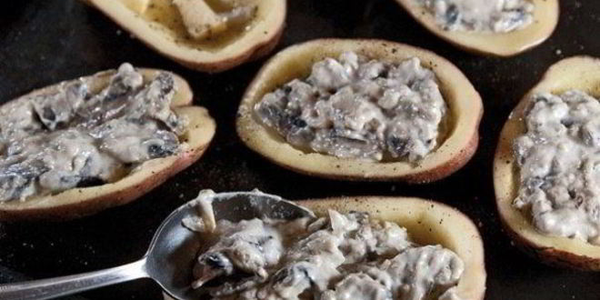 Рецепт жюльена в картофеле